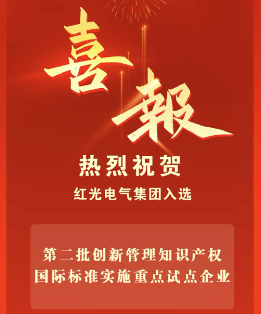 喜訊丨紅光電氣集團(tuán)入選國家重點(diǎn)試點(diǎn)企業(yè)名單